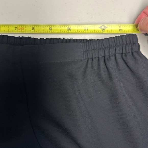 Adrianna Papell black formal silk halter top black wide leg formal pant 2 piece - Picture 7 of 13